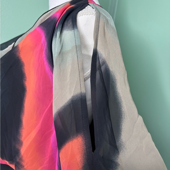 NWT Worthington Multicolor Cowl Neck Top XL - Picture 8 of 9